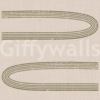A high-quality minimalist arc wall mural for walls.