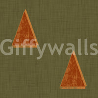 A high-quality serene geometric wall mural for walls.