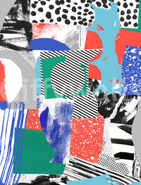 A high-quality abstract print wall mural for walls.