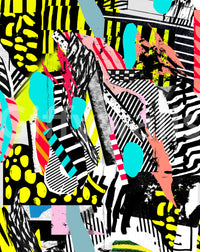 A high-quality abstract print wall mural for walls.