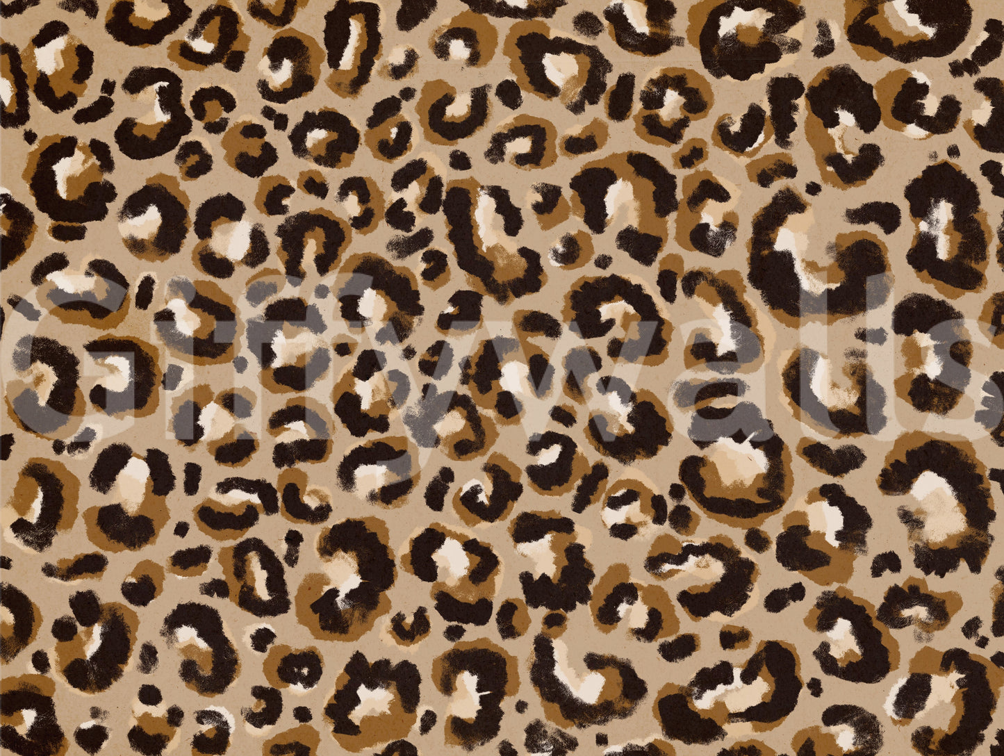 Rustic Leopard Wall Mural -2384305