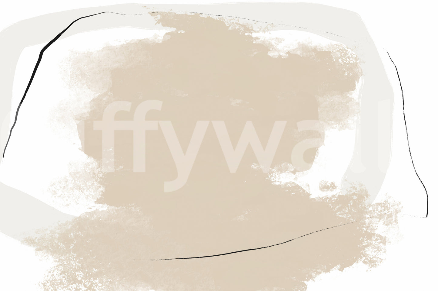 Earth Tones Abstract Wall Mural -2452932