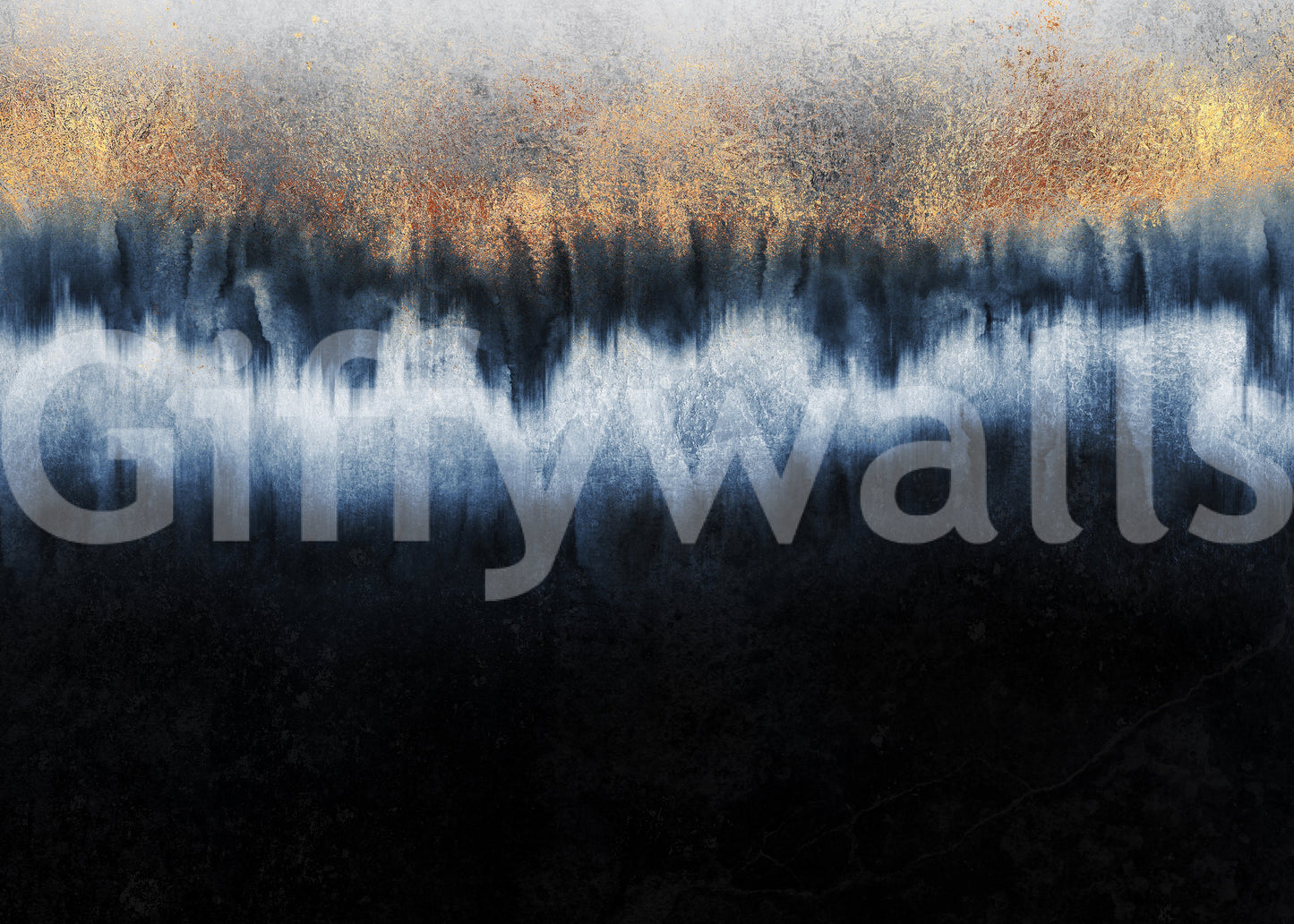 Gilded Depths Wall Mural