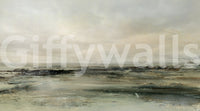 A high-quality serene ocean wall mural for walls.