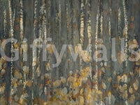 A high-quality minimalist tree wall mural for walls.