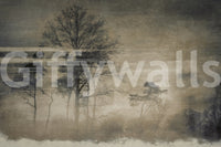 A high-quality minimalist tree wall mural for walls.