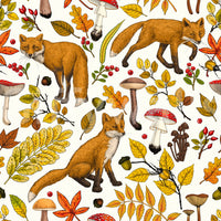 A high-quality serene fox wall mural for walls.