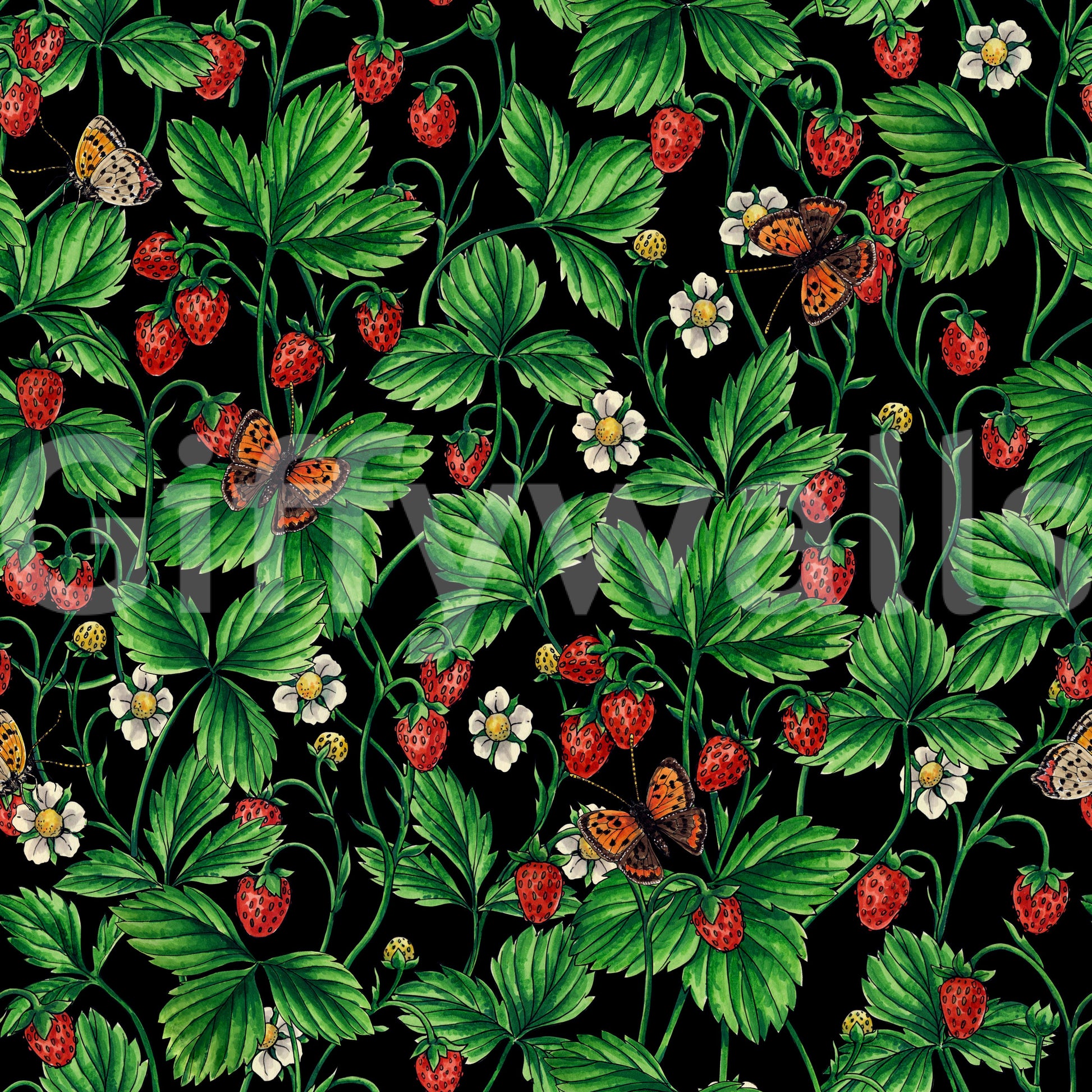 A high-quality serene flower wall mural for walls.