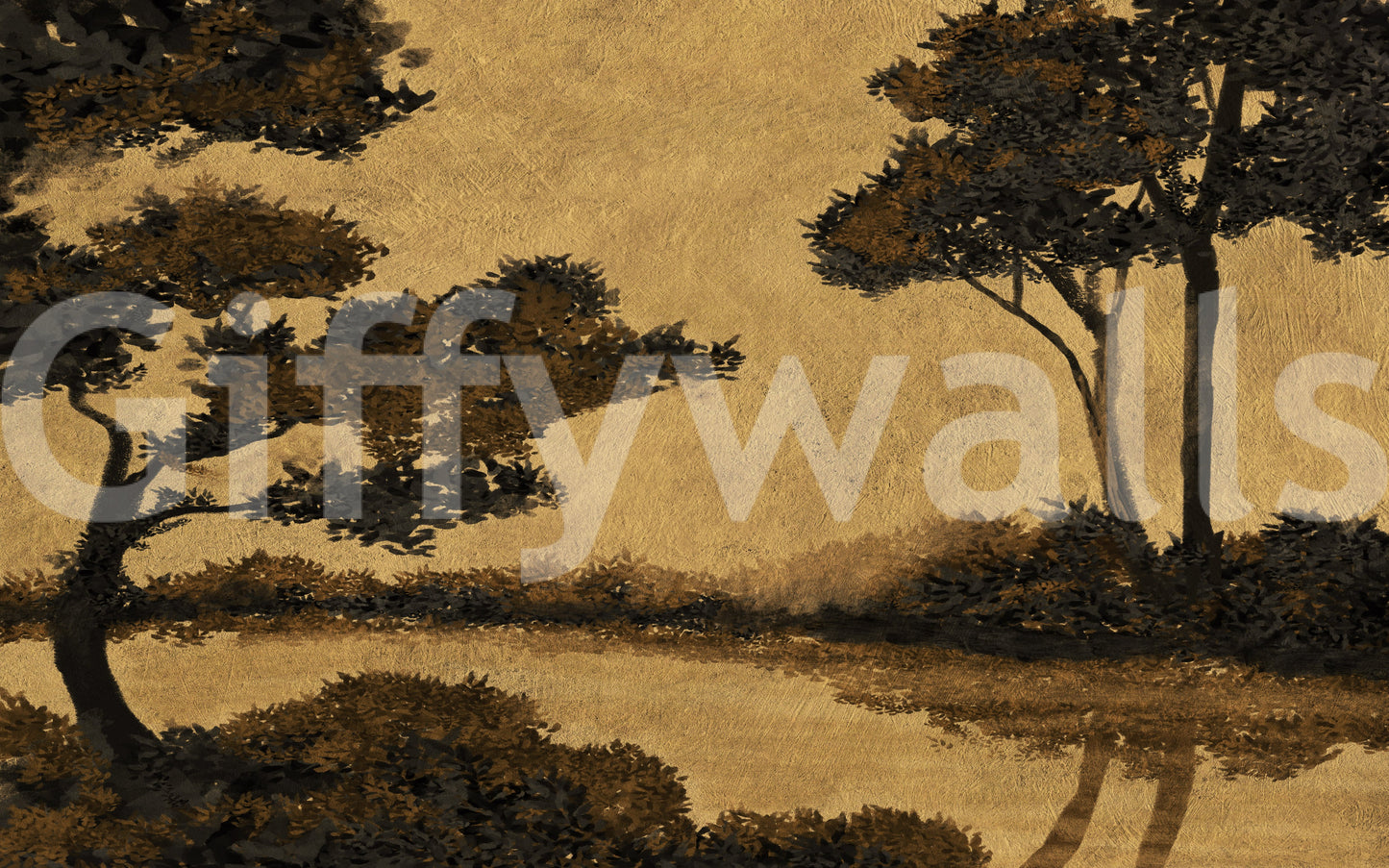 A high-quality serene ocean wall mural for walls.