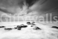 A high-quality serene ocean wall mural for walls.