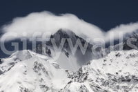 A high-quality minimalist peak wall mural for walls.