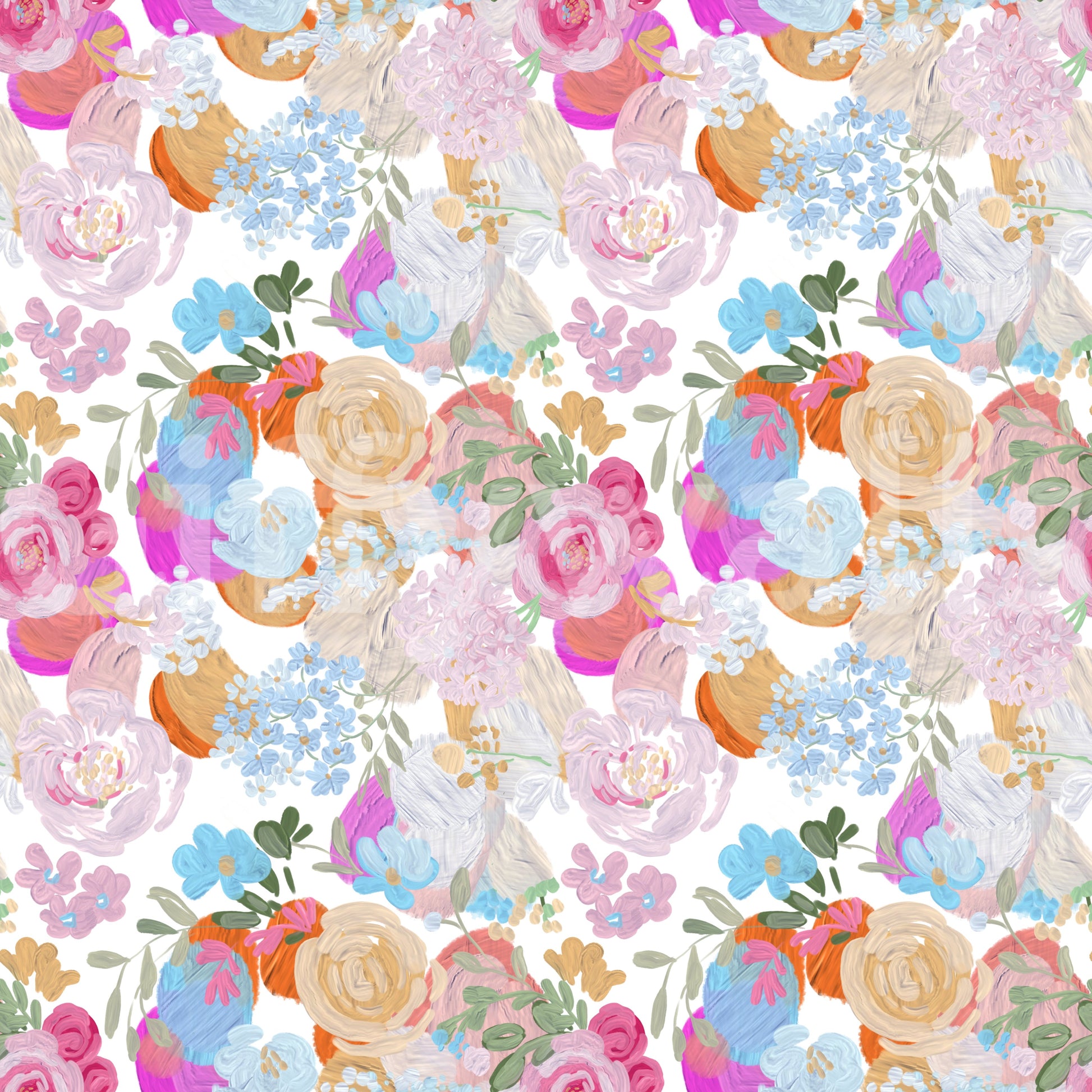 A high-quality serene flower wall mural for walls.