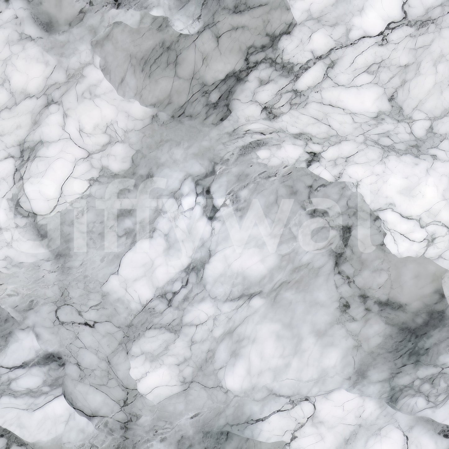 A calming abstract design wallpaper mural that defines a space.