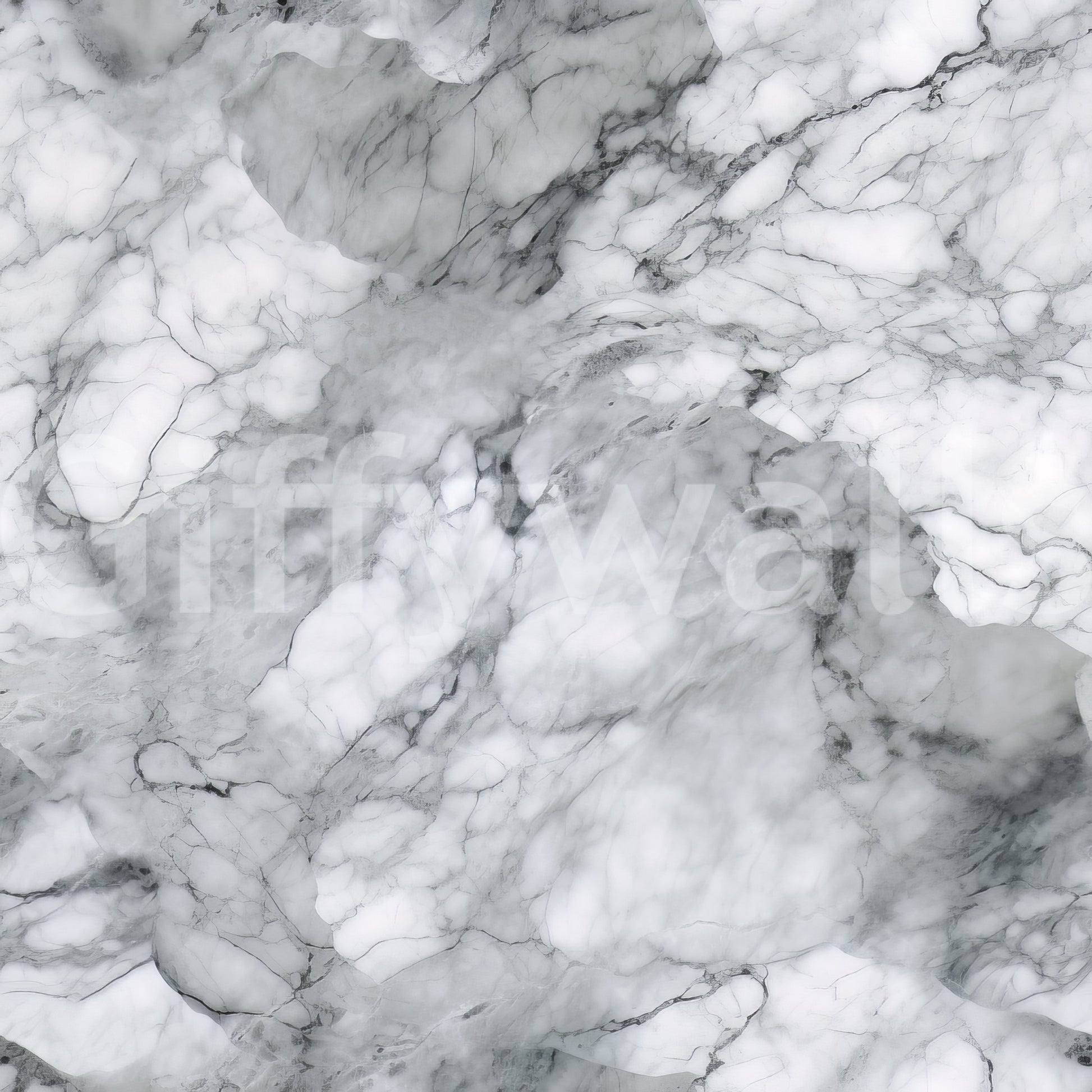 A calming abstract design wallpaper mural that defines a space.