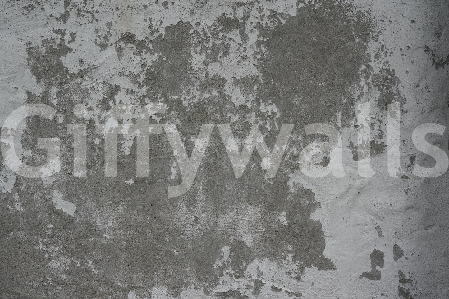 Distressed Wall mural adding character to a contemporary room.