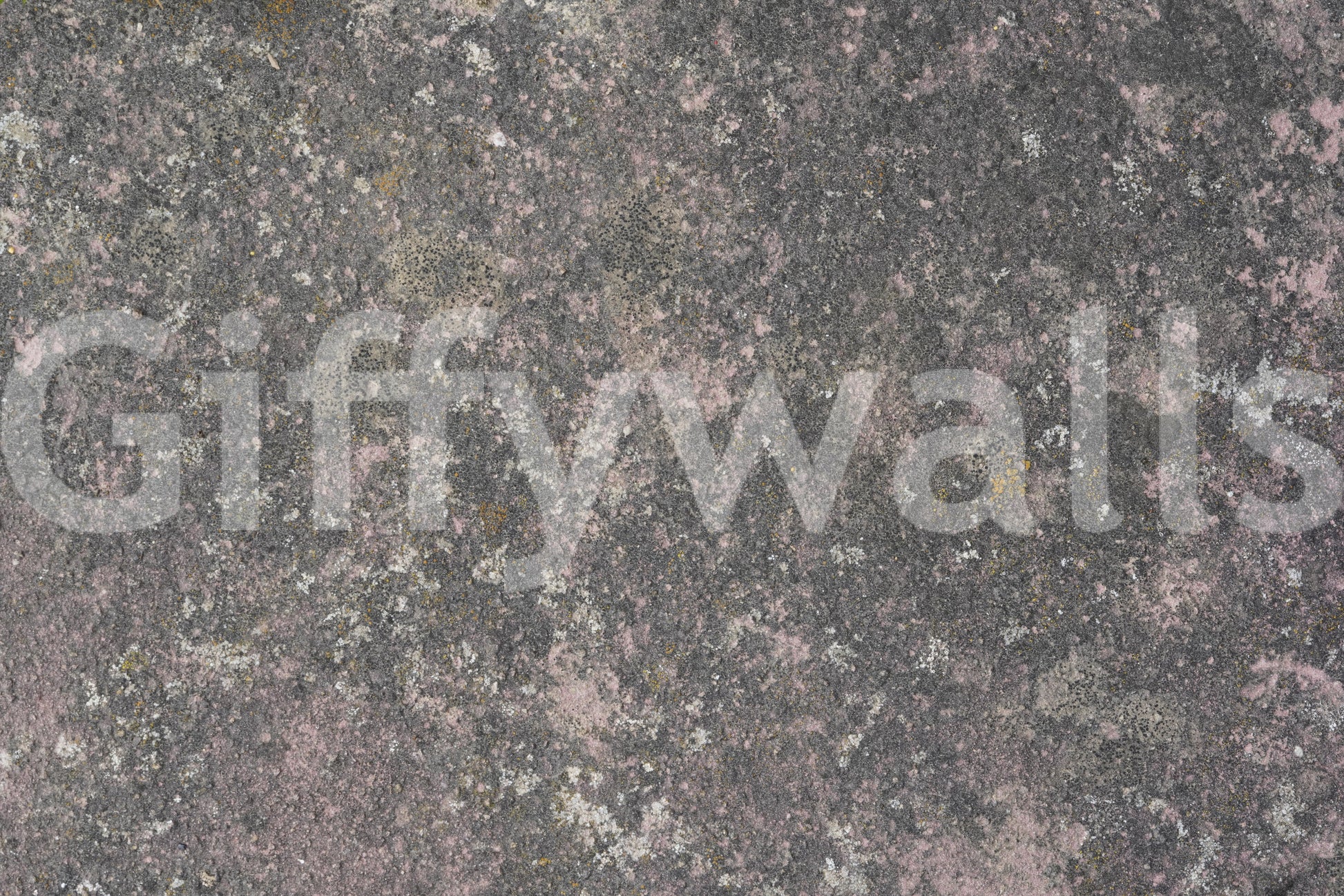 Minimalist bedroom wall decorated with pink stone mural wallpaper

