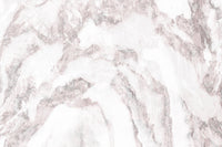 Luxurious texture of the Rose Quartz Marble peel and stick mural in a vanity area.