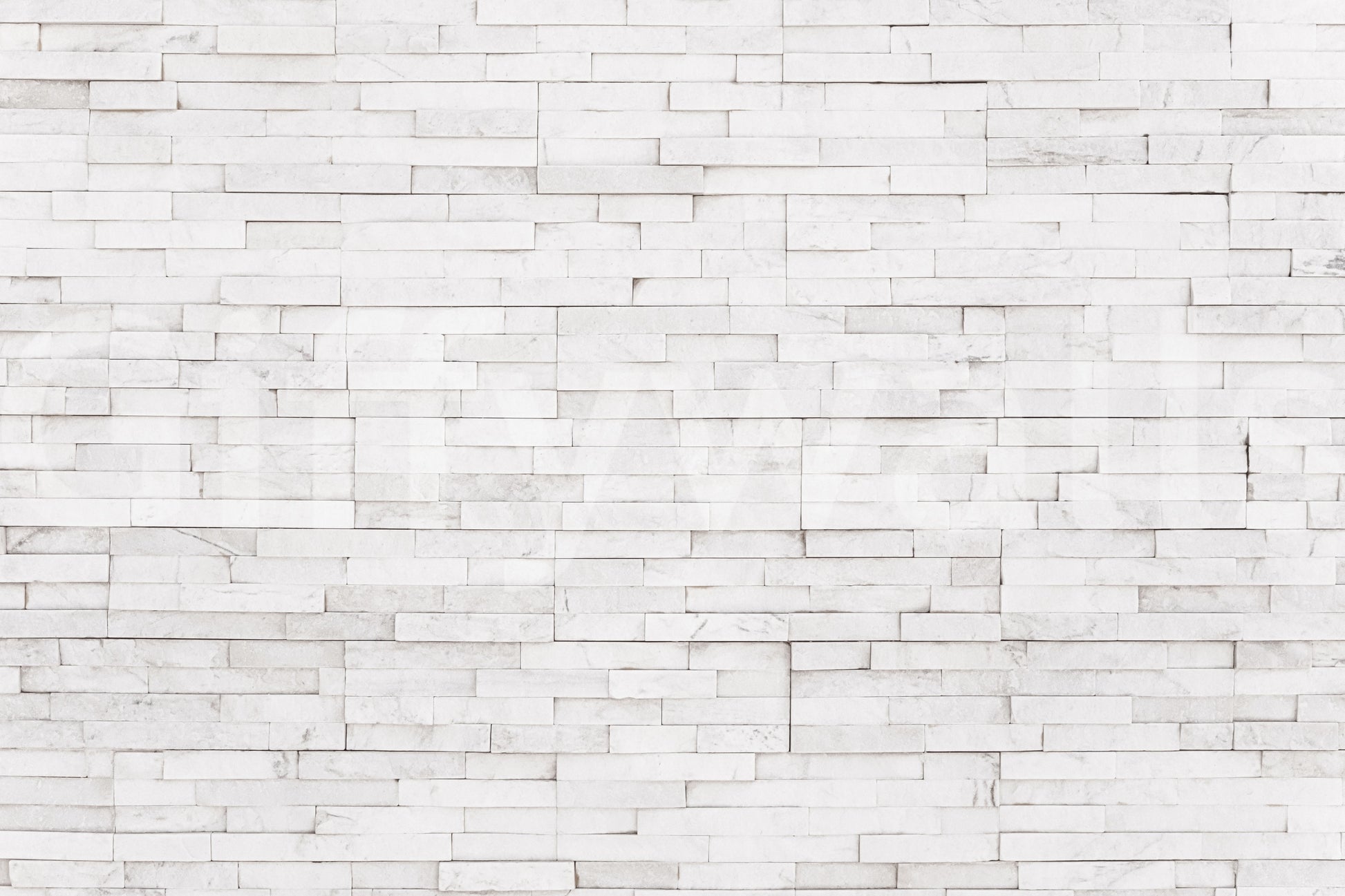 Bright Stacked Stone wallpaper in a contemporary bathroom.