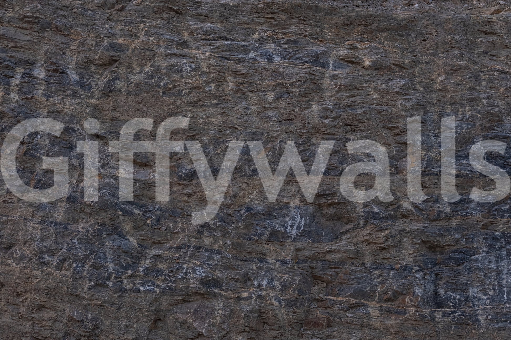 Textured mountain landscape in a minimalist, bold living space mural.