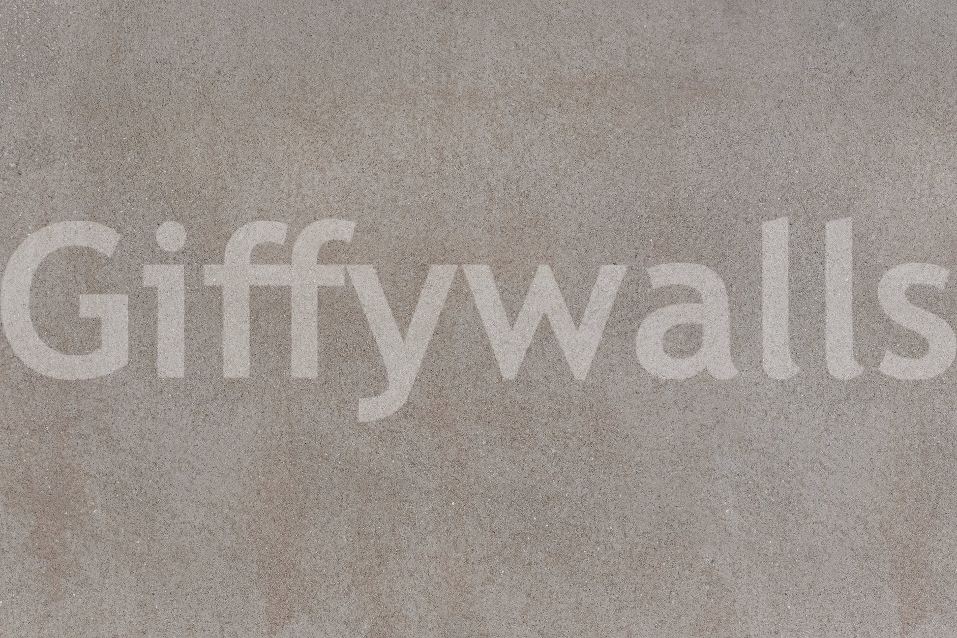 Minimalist space showcasing the neutral Taupe Stone Surface Wall Mural.