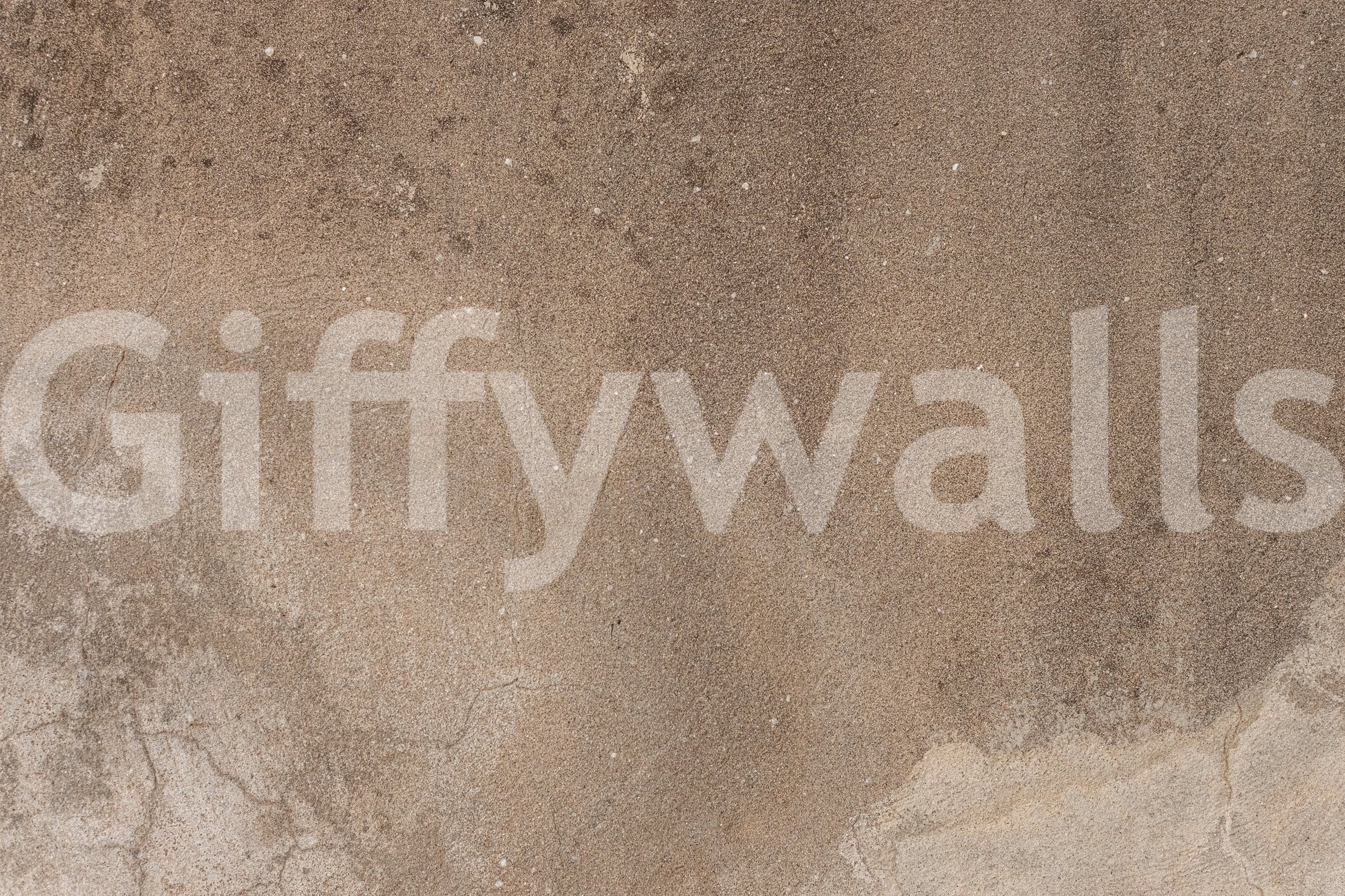 Neutral, layered canvas texture in a minimalist living space mural.