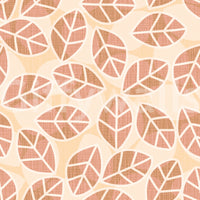 Subtle, warm tones in the Autumn Blush Leaves Wallpaper design.