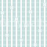 Light and airy dining area with the Floral Stripe Serenity Wallpaper.