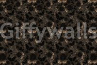 Moth and butterfly motif in the Dark Academia Nocturnal Garden Wall Mural.