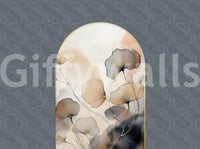 Luxurious color scheme of the Elegant Floral Archway Wall Mural.