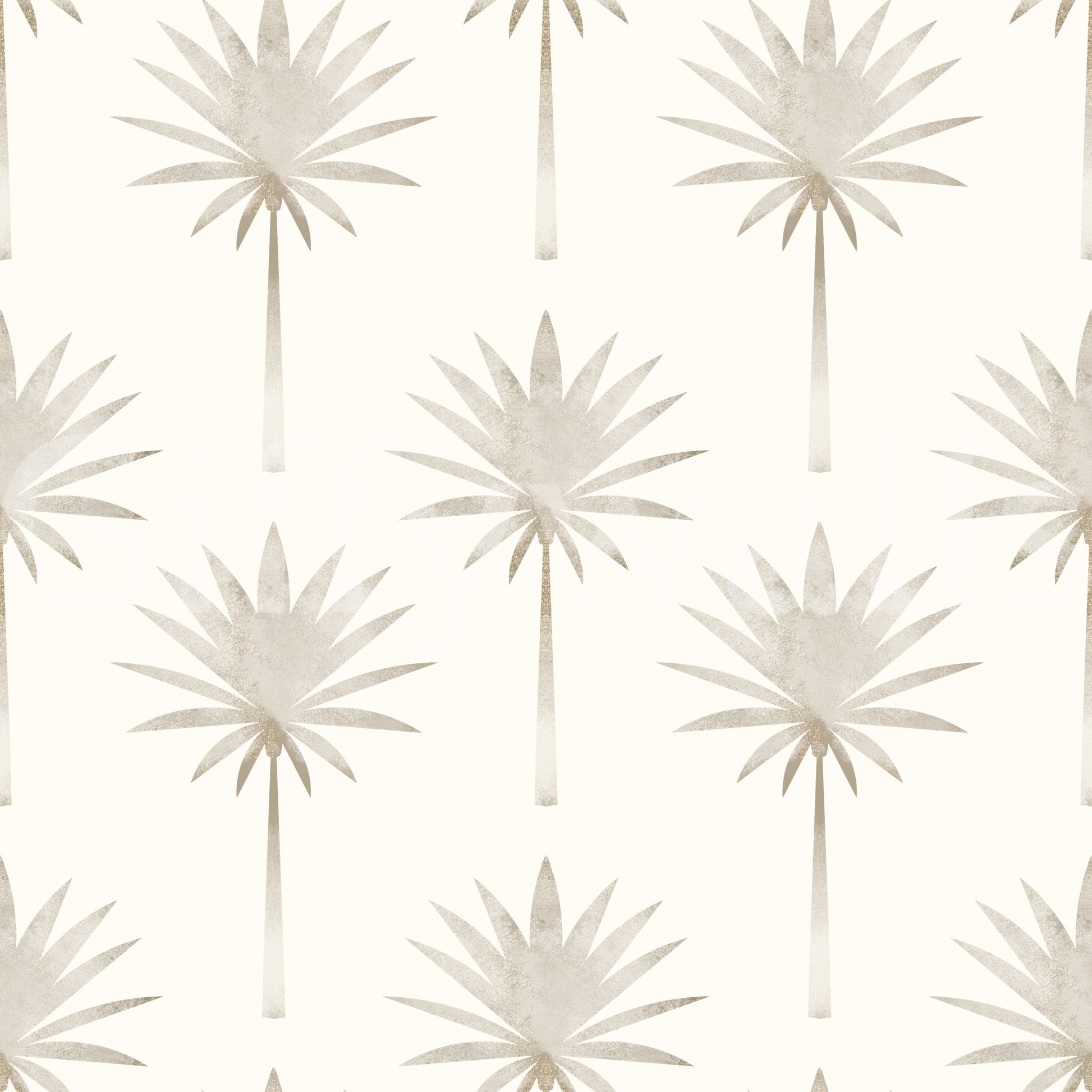 Refined interior Subtle Tropics Wallpaper design style.