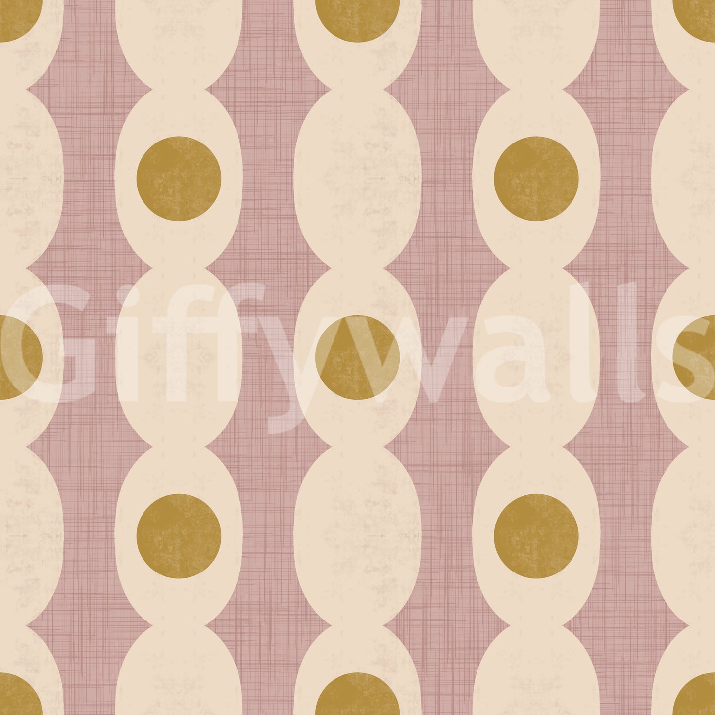 Artistic ovals Linked Mod Wallpaper⁠ print panel