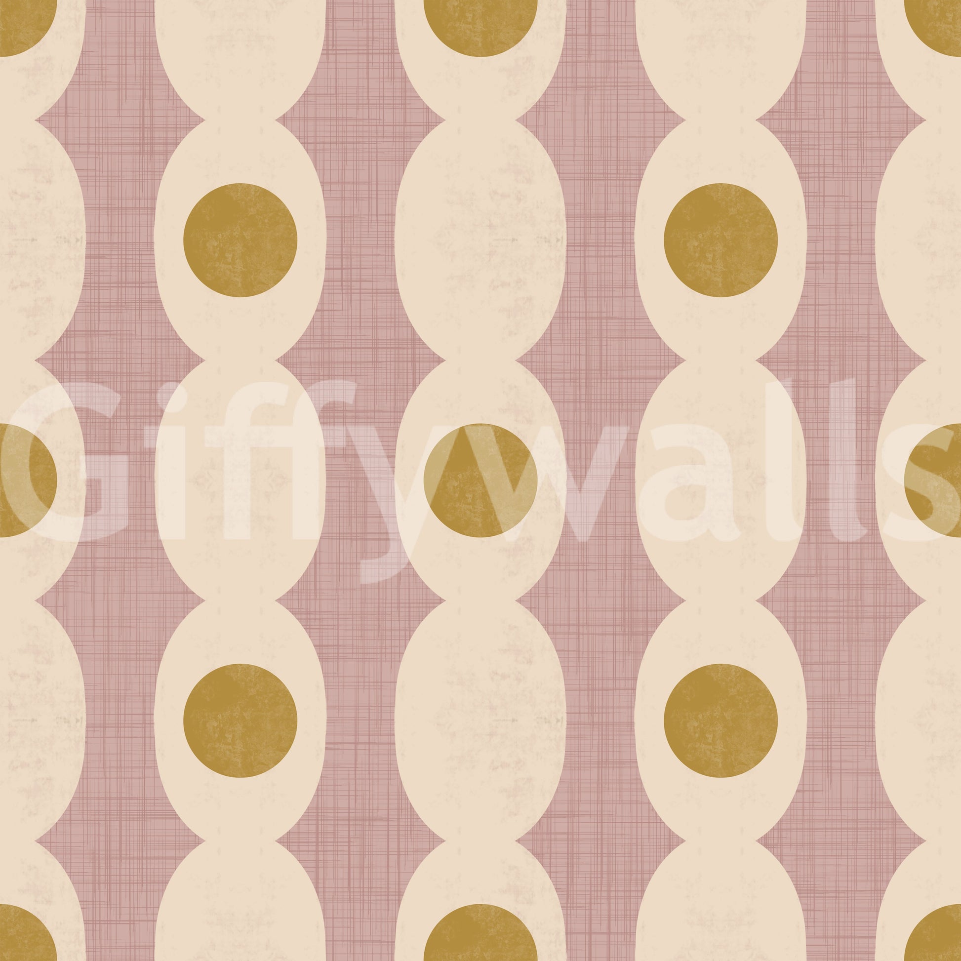Artistic ovals Linked Mod Wallpaper⁠ print panel