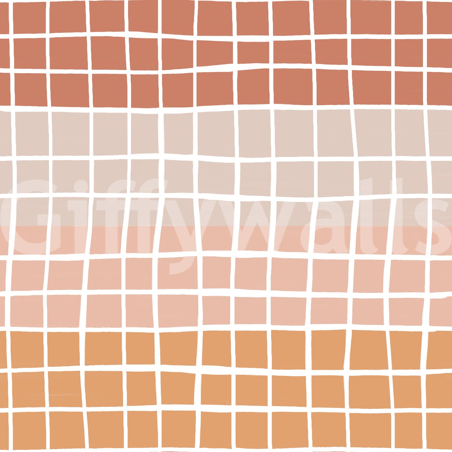 Orange and Earthy Squares Wallpaper pink striped pattern.