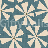 Brouhaha bubbly design Pneumatic Abstract Floral Radiance Wallpaper.