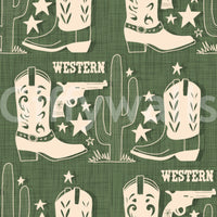 Wild West Charm Wallpaper frontier-inspired wall art.