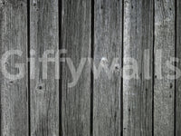 Realistic gray planking Weathered Wood Panel Wall Mural, stylish wall decor.