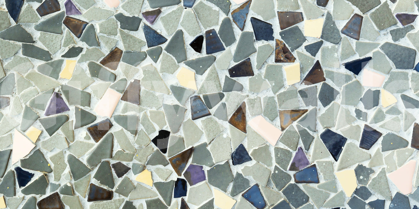 Stylish Natural Tile Look wallpaper modern scattered tile effect