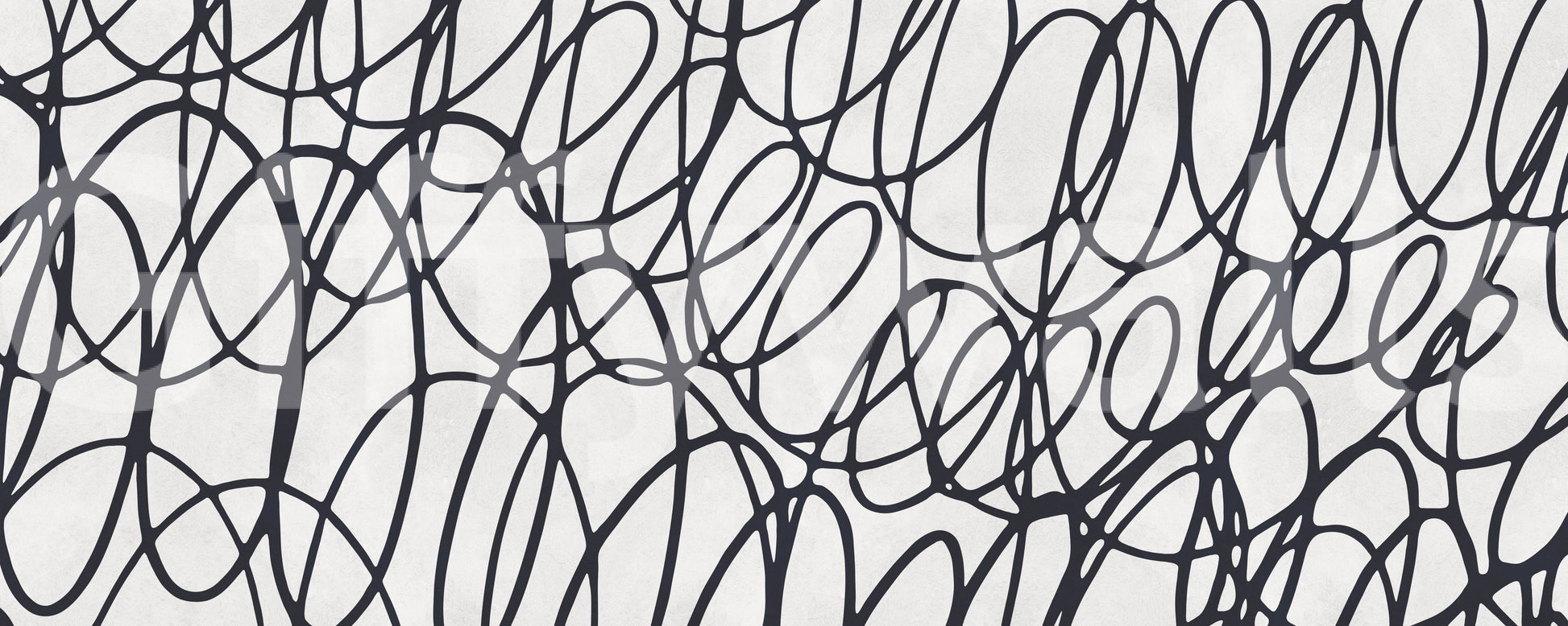Contemporary Loop Lines wallpaper mural striking minimal artistic feature.