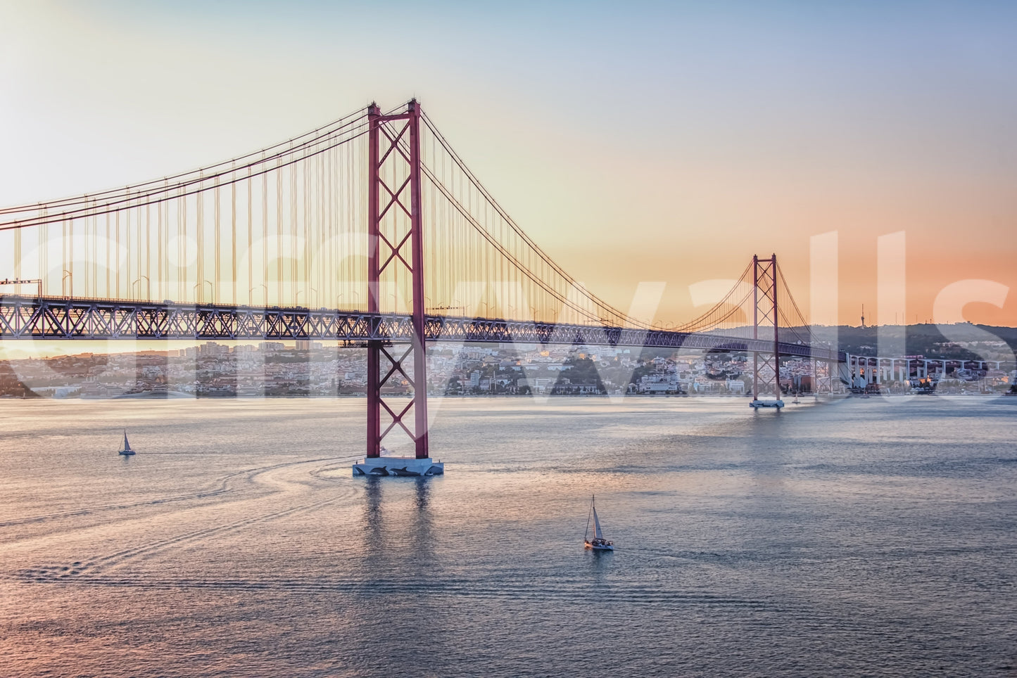 Lisbon's Light Wall Mural