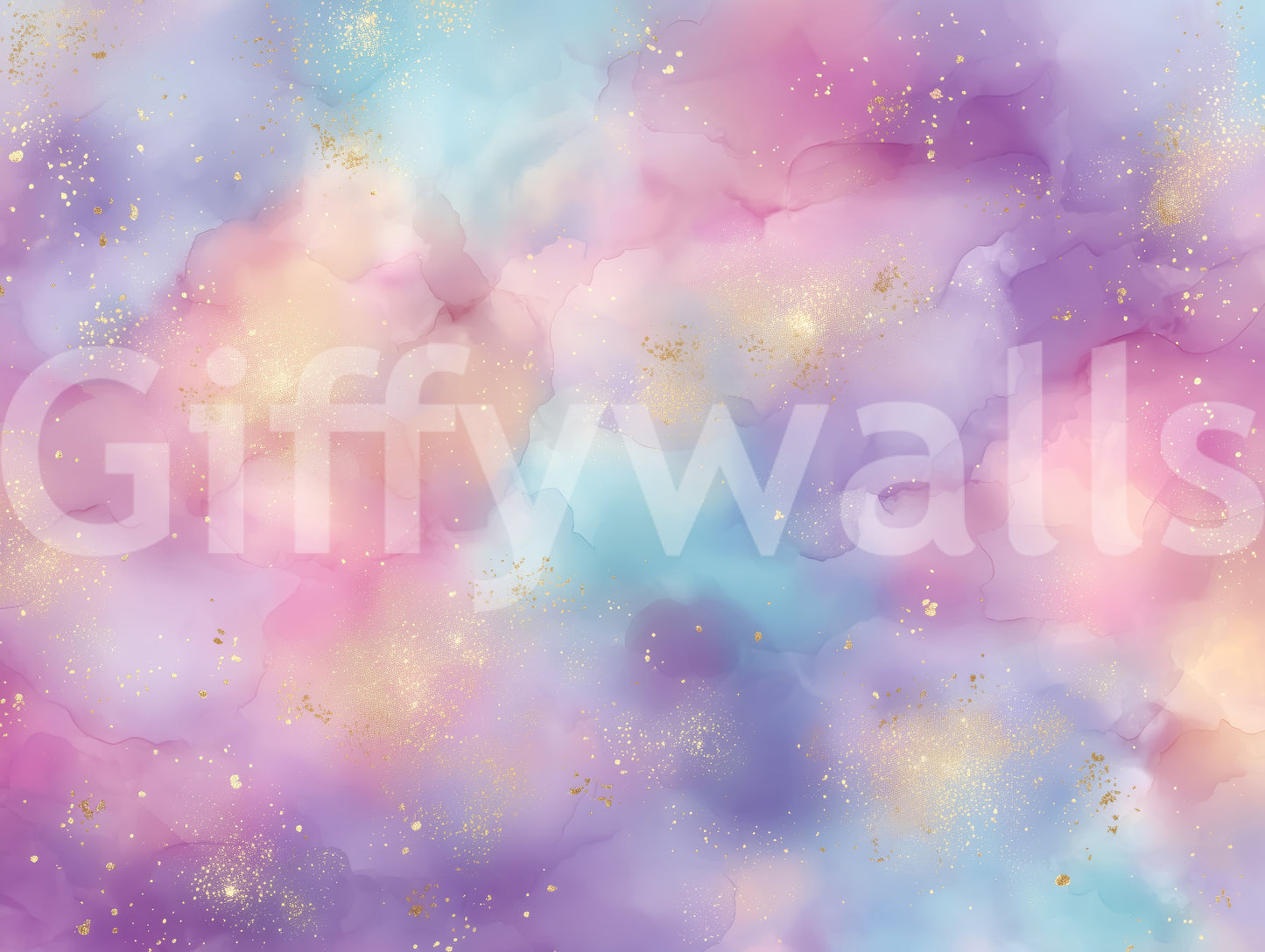 Golden Dust Fantasy Wall Mural
