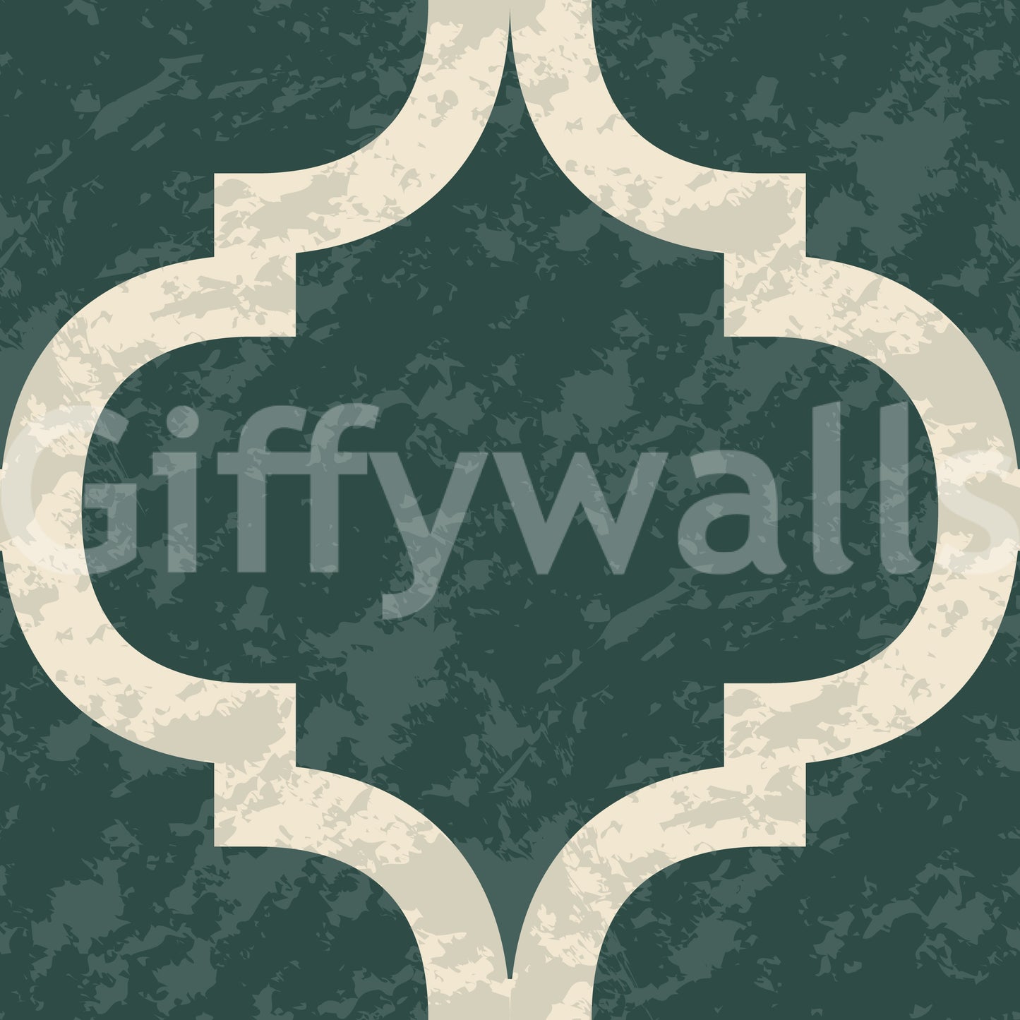Moroccan Ogee - Ivy Green Wallpaper⁠