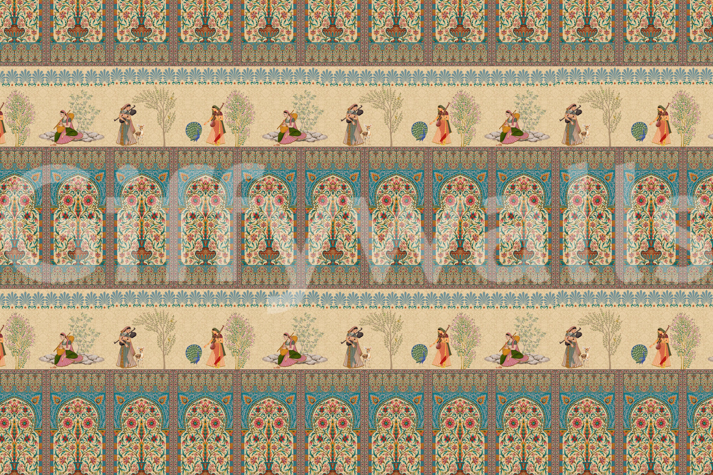 Mughal Melodies Wall Mural