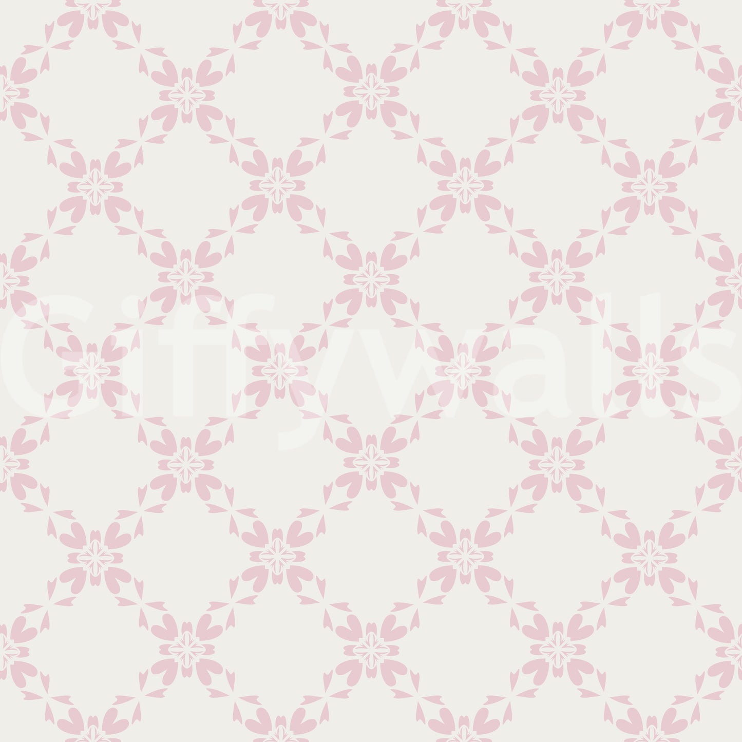 Pink Petal Lattice Wallpaper⁠