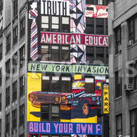 Urban Invasion mural bold street style wall