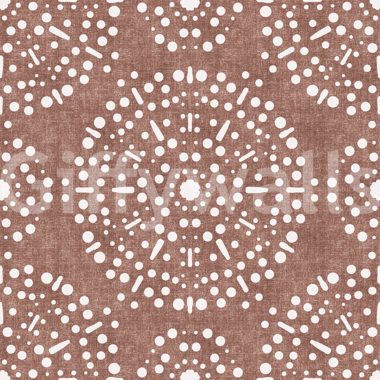 Boho Fireworks Grunge Terracotta Red Wallpaper⁠