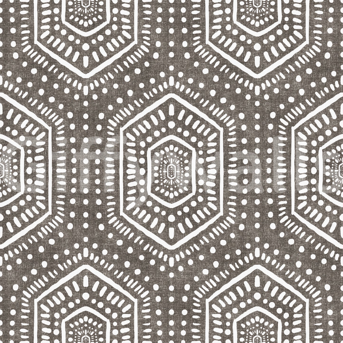 Boho Painted Grunge Dark Bark Wallpaper⁠