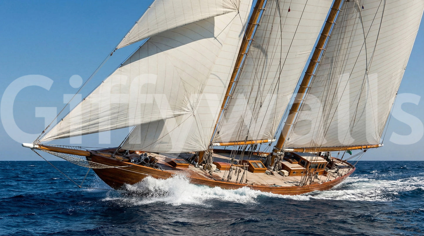 Sailing Serenity Wall Mural