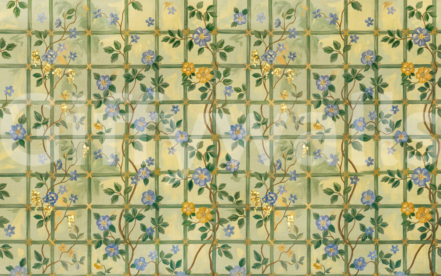 Vintage Garden English Roses Wall Mural