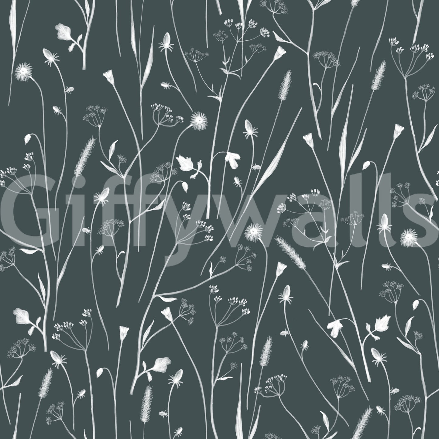 Homeland Floral Outer Space Wallpaper⁠