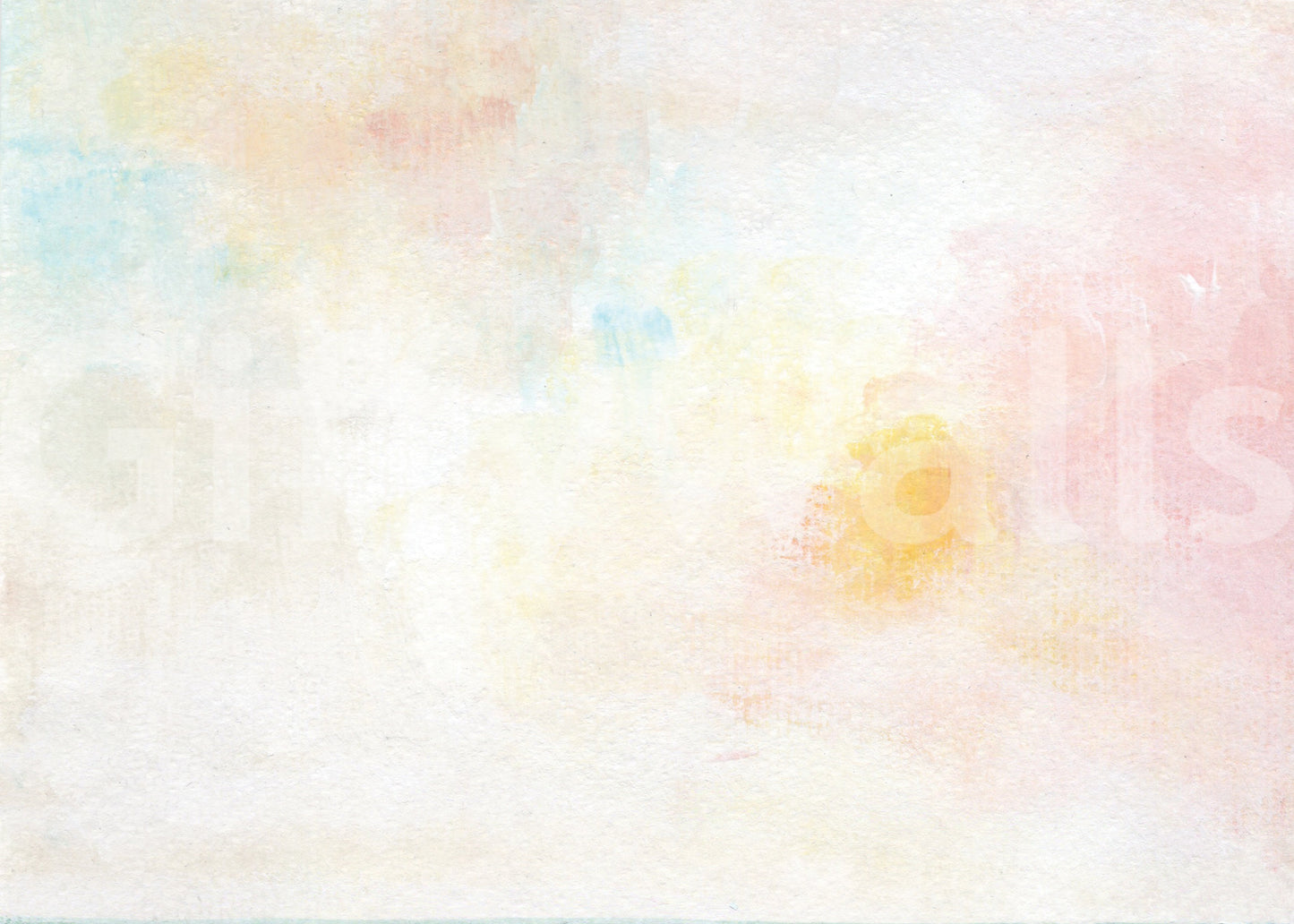 Gentle Pastel Wash Wall Mural